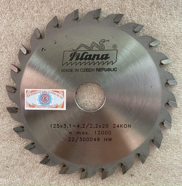 Lưỡi Cưa Hợp Kim PILANA 125x3.1-4.2x20 24KON - Ảnh 2