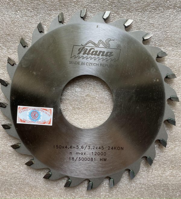 Lưỡi Cưa Hợp Kim PILANA 150x4.4-5.6/3.2x45 24KON - Ảnh 2