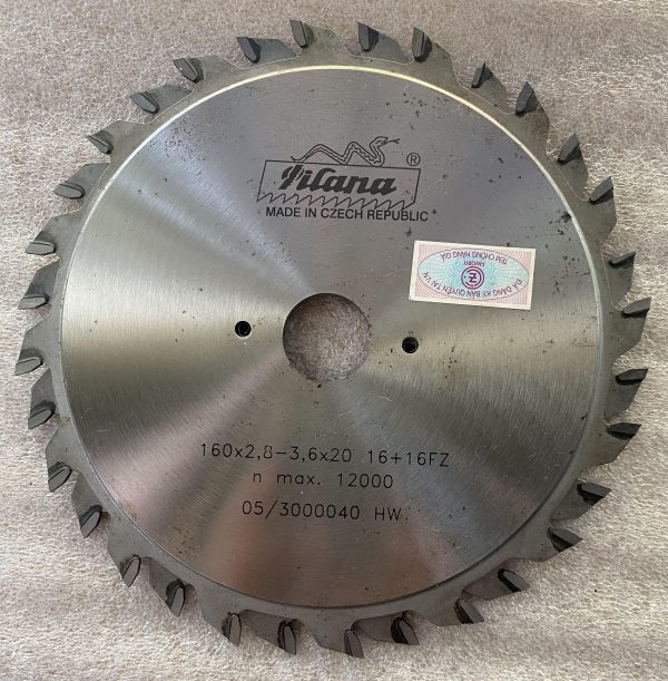 Lưỡi Cưa Hợp Kim PILANA 160x2.8-3.6x20 16+16FZ - Ảnh 2