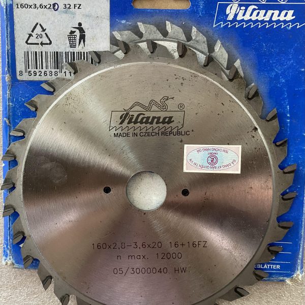 Lưỡi Cưa Hợp Kim PILANA 160x2.8-3.6x20 16+16FZ