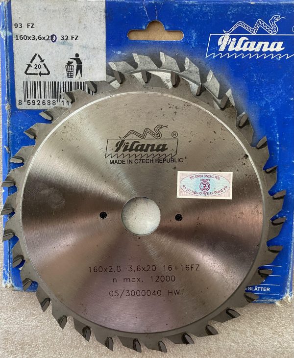 Lưỡi Cưa Hợp Kim PILANA 160x2.8-3.6x20 16+16FZ