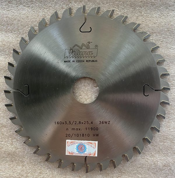 Lưỡi Cưa Hợp Kim PILANA 160x3.5/1.6x25.4 36WZ - Ảnh 2
