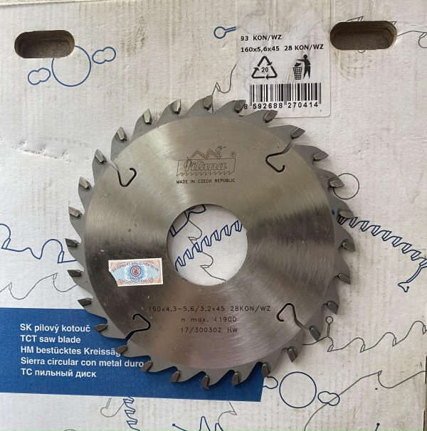 Lưỡi Cưa Hợp Kim PILANA 160x4.3-5.6/3.2x45 28KON
