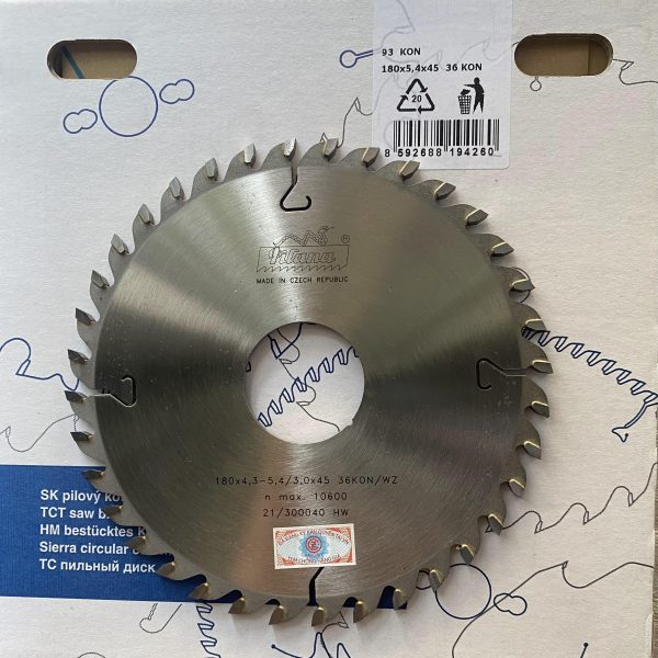 Lưỡi Cưa Hợp Kim PILANA 180x4.3-5.4/3.0x45 36KON
