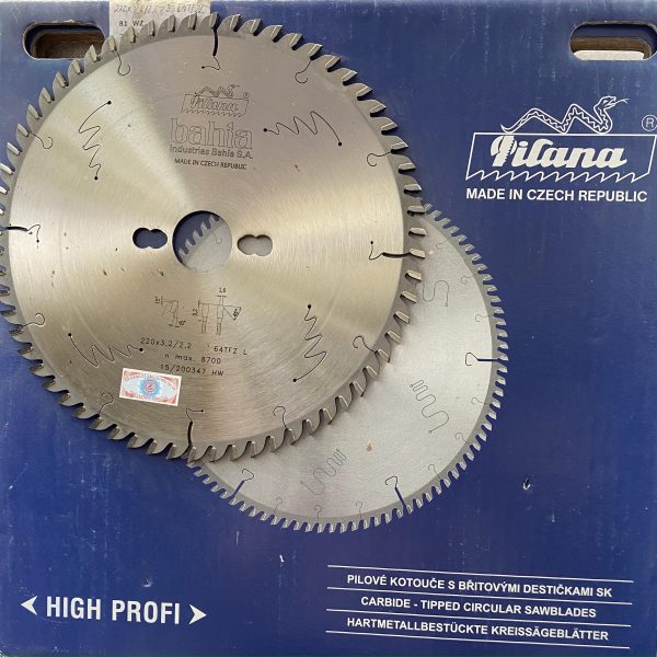 Lưỡi Cưa Hợp Kim PILANA 220x3.2/2.2x30 64TFZL
