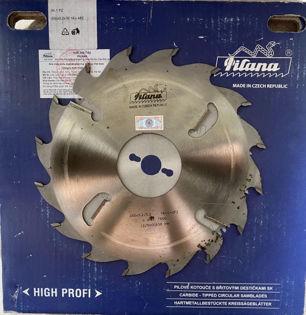 Lưỡi Cưa Hợp Kim PILANA 250x3.2/2.2x70 16+4FZ