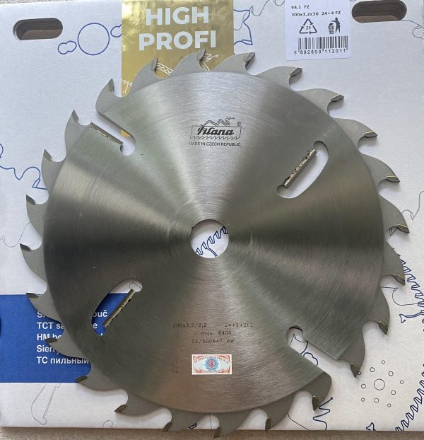 Lưỡi Cưa Hợp Kim PILANA 300x3.2/2.2x30 24+4FZ