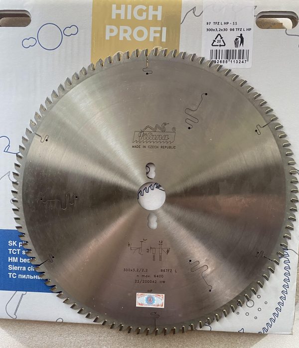 Lưỡi Cưa Hợp Kim PILANA 300×3.2/2.2×30 96TFZL HPs