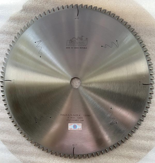Lưỡi Cưa Hợp Kim PILANA 355x3.2/2.2x25.4  100WZ - Ảnh 2