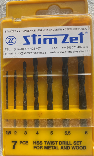 Bộ Mũi Khoan Sắt Thép 7 Cây Tiệp - Hãng Stimzet