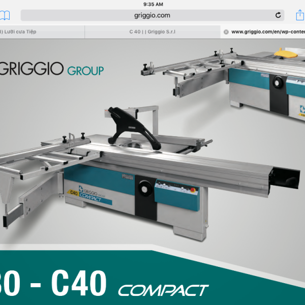 Máy Cưa Bàn Trượt GRIGGIO Ý - C40