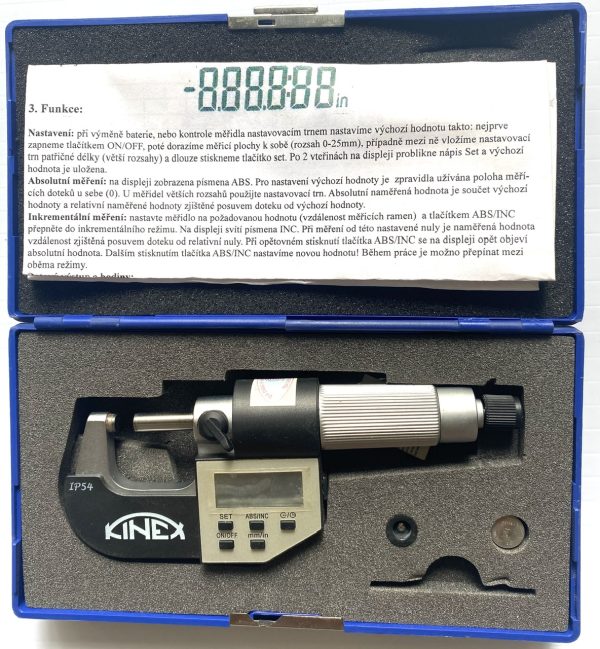 Panme điện tử 7030/0.001mm  0-25