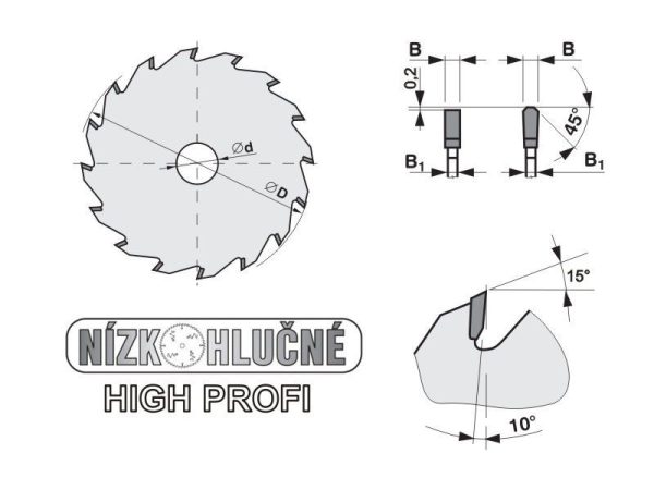 Lưỡi Cưa Hợp Kim PILANA 300×3.2/2.2×30 96TFZL HPs - Ảnh 3